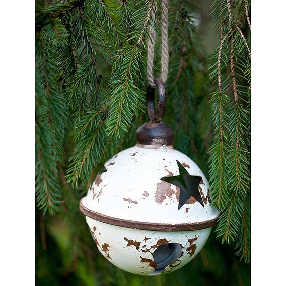 Giant Metal Bauble with Star Design