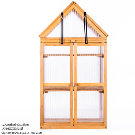 Garden Gear Wooden 3 Shelf Greenhouse