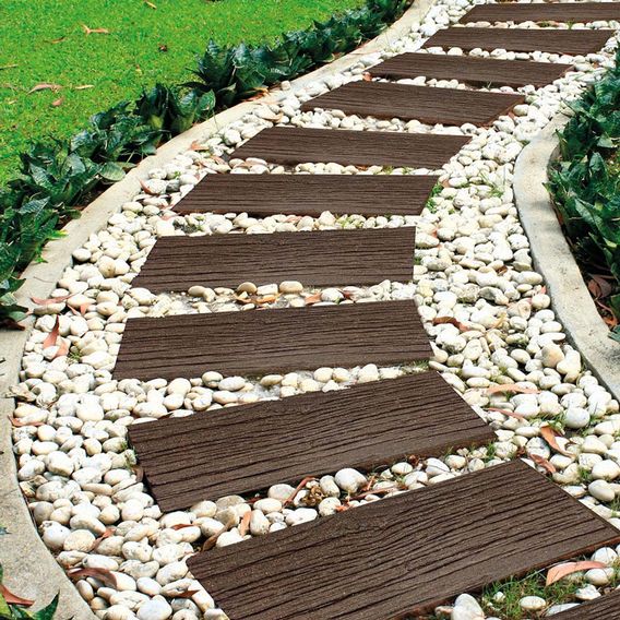 Eco-Friendly Stepping Stone Rail Road Sleepers