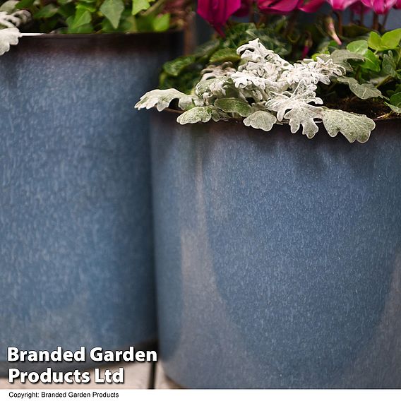 Glazed Cylinder Planter