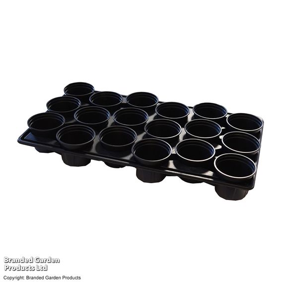 Black Shuttle Trays and Pots