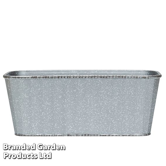 Steel Metal Effect Trough Planter